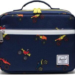 NEW - Herschel Pop Quiz Lunch Box - Peacoat Monster Truck